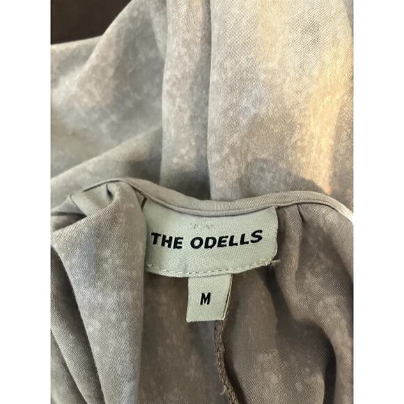 The Odells ANTHROPOLOGIE Maxi Slip Dress w Sash Size M Medium POCKETS MINIMALIST - Picture 3 of 8